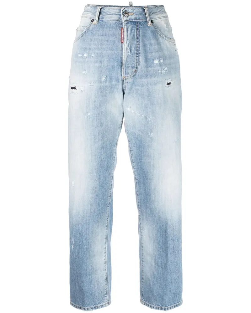 Dsquared2 Jeans mit Bleach-Effekt - Blau Blau