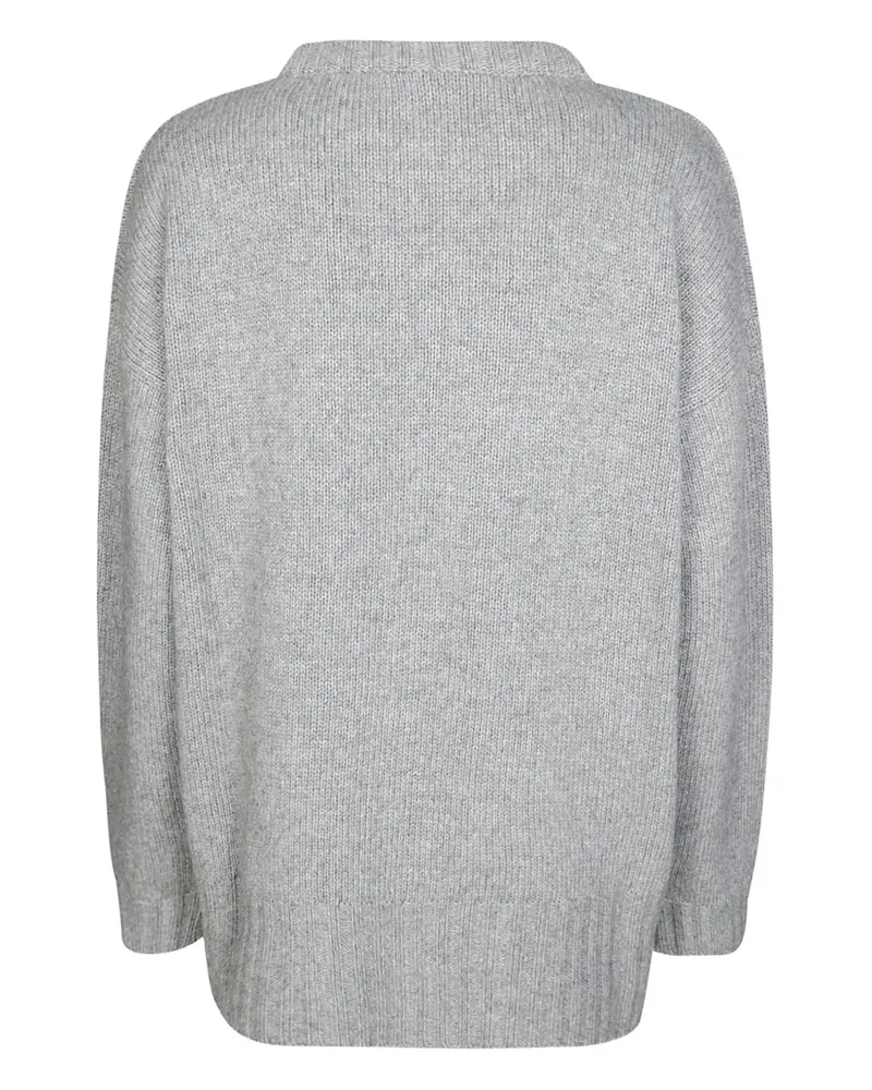 Jejia Gestrickter Pullover - Grau Grau