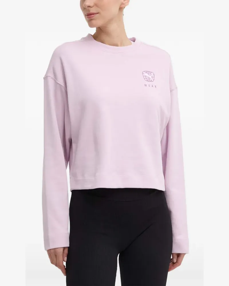 Puma Sweatshirt mit Logo-Print - Violett Violett