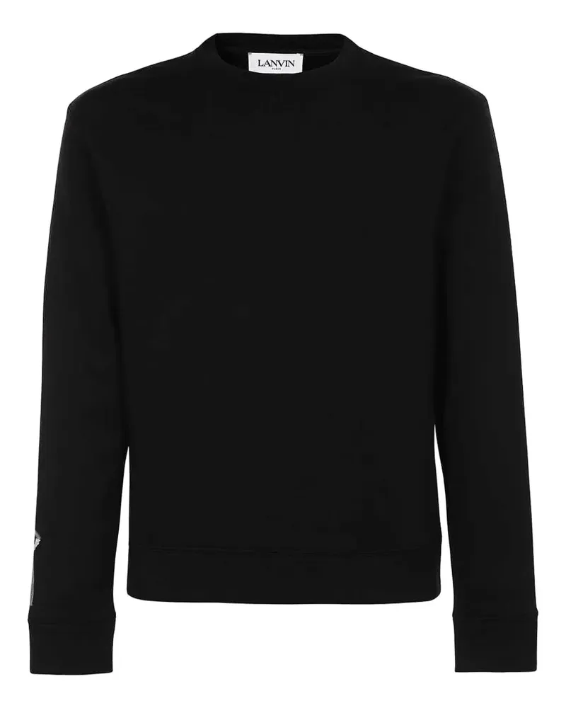 Lanvin Sweatshirt mit Foto-Print - Schwarz Schwarz