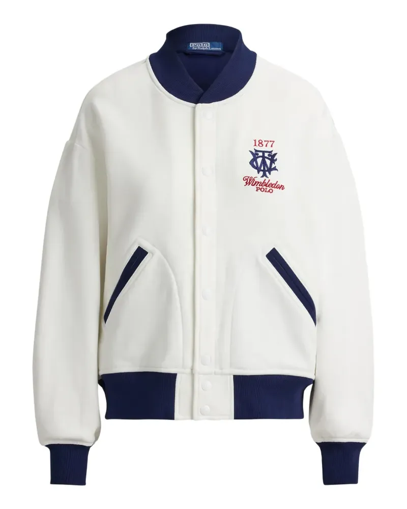 Ralph Lauren Bomberjacke mit Logo-Stickerei - Nude Nude