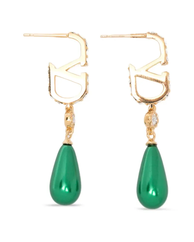 Valentino Garavani VLogo Signature drop earrings - Gold Gold