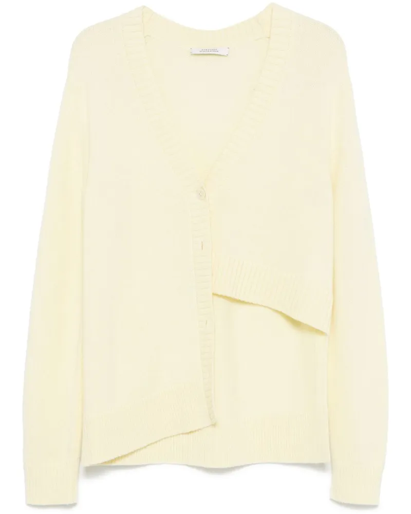 Dorothee Schumacher Asymmetrischer Cardigan - Gelb Gelb