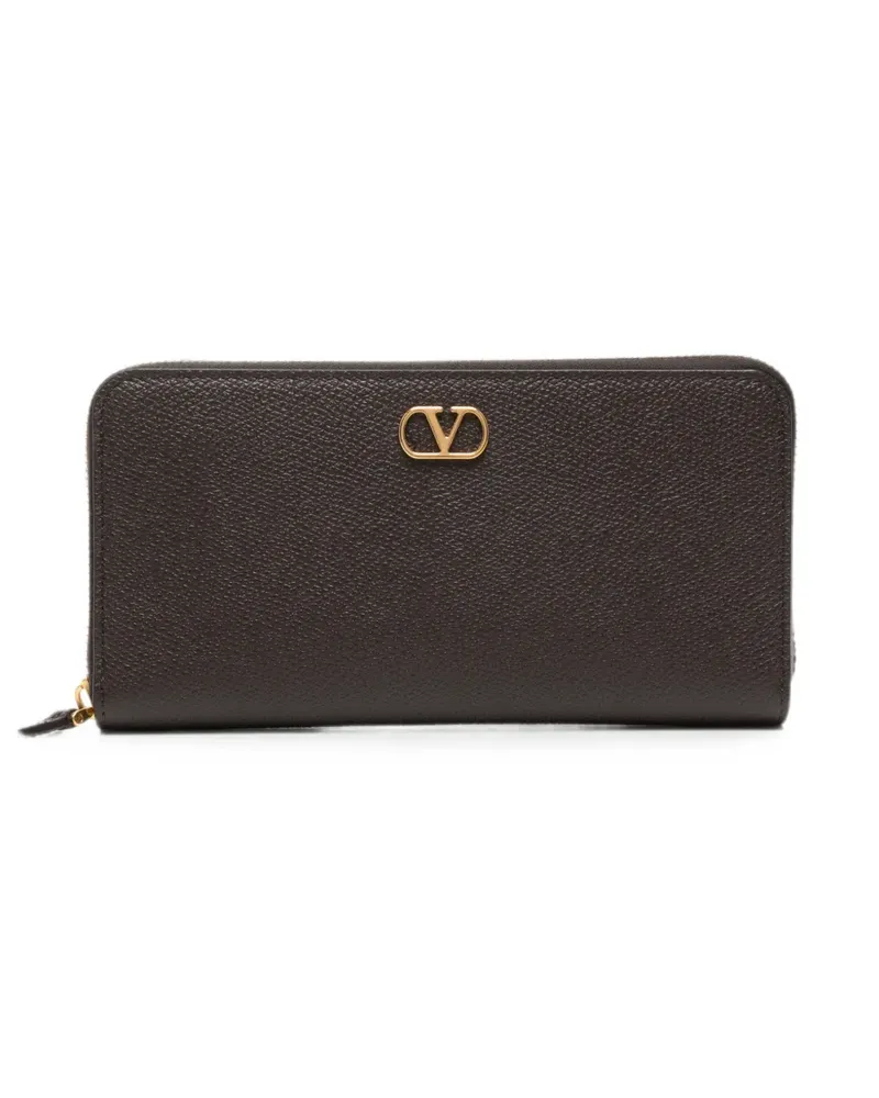 Valentino Garavani VLogo Signature Portemonnaie - Braun Braun