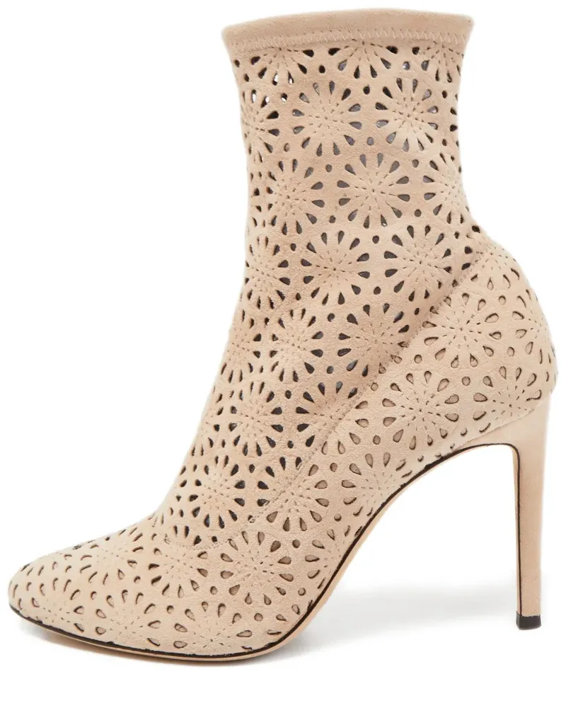 Giuseppe Zanotti Pre-owned Stiefeletten mit Lochmuster 110mm - Nude Nude