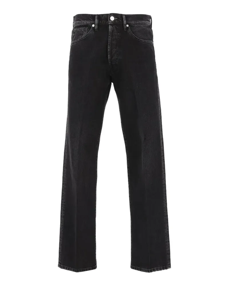 nine:inthe:morning Gerade Nathan Jeans - Schwarz Schwarz