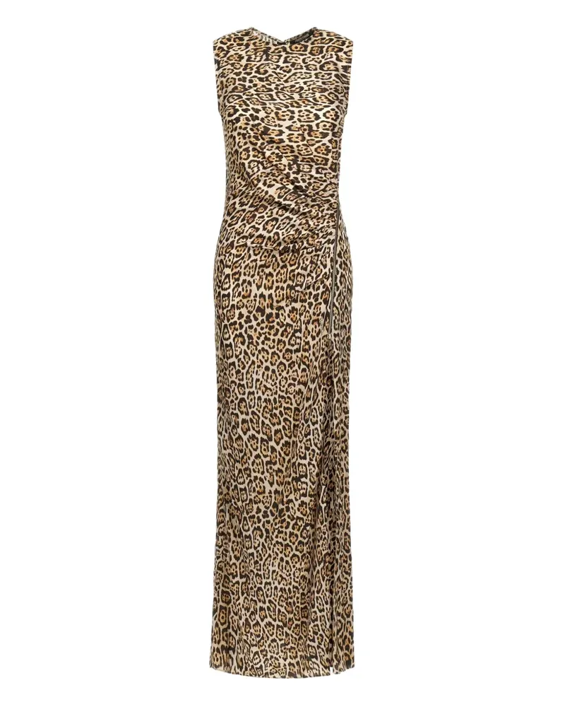 Roberto Cavalli Maxikleid mit Leoparden-Print - Nude Nude