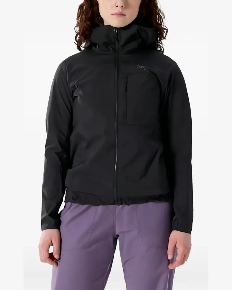 Arc'teryx hooded zip-up jacket - Schwarz Schwarz
