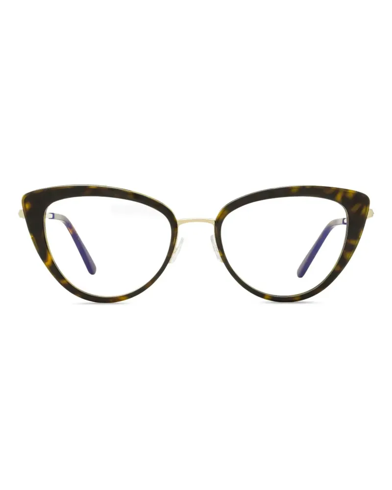 Tom Ford cat-eye metal glasses - Braun Braun