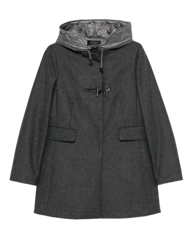 Fay hooded toggle coat - Grau Grau