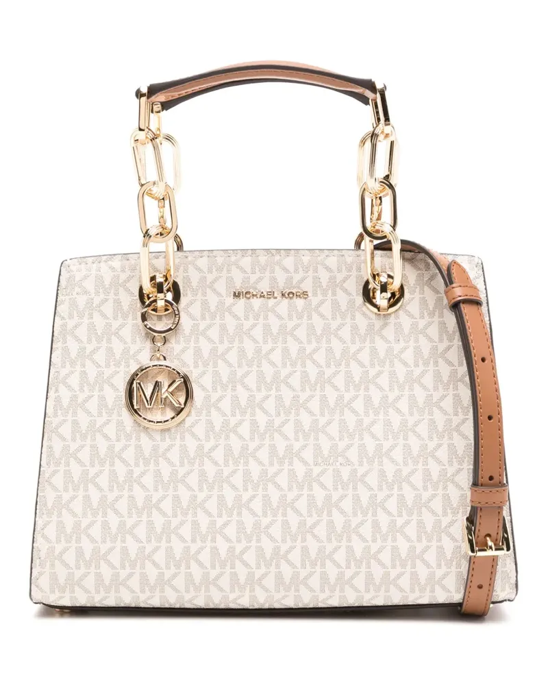Michael Kors Kleine Cynthina Satchel-Tasche - Nude Nude