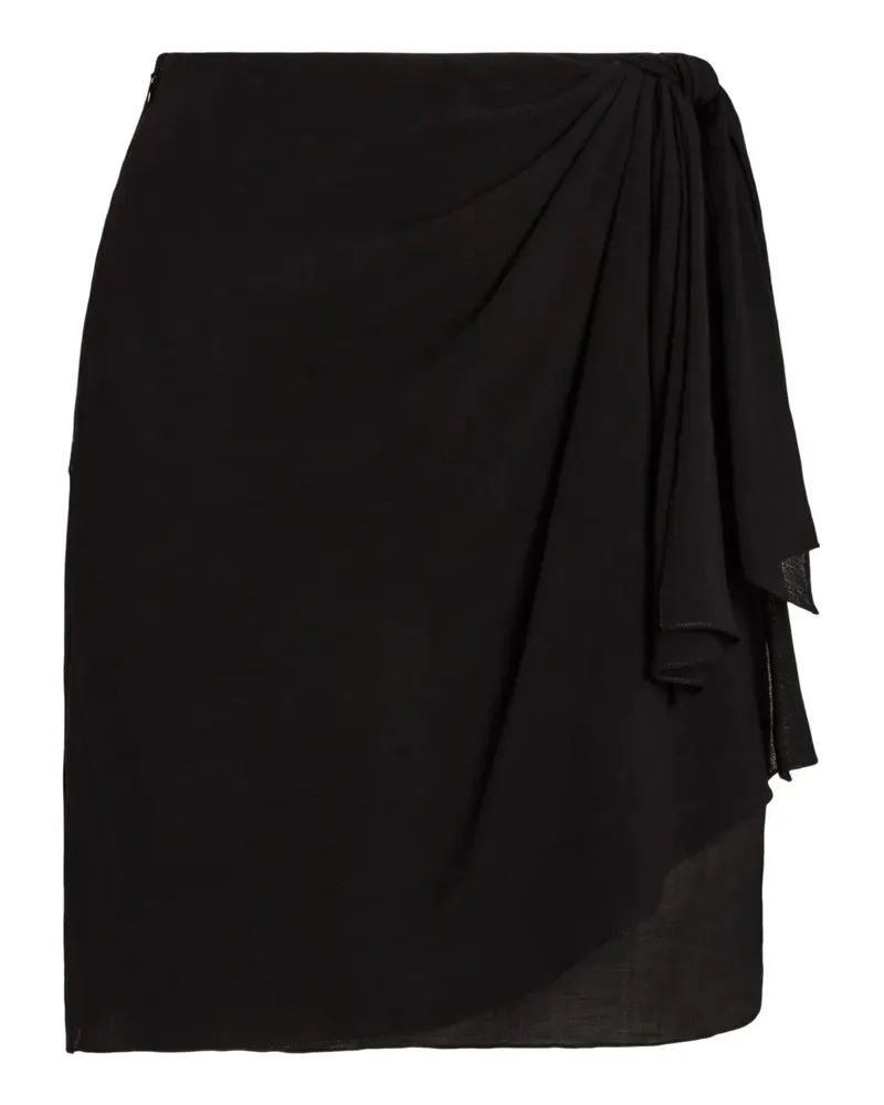 Ralph Lauren tie detail skirt - Schwarz Schwarz
