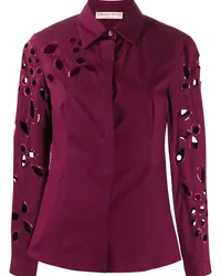 Emilio Pucci Bluse mit Cut-Outs Violett