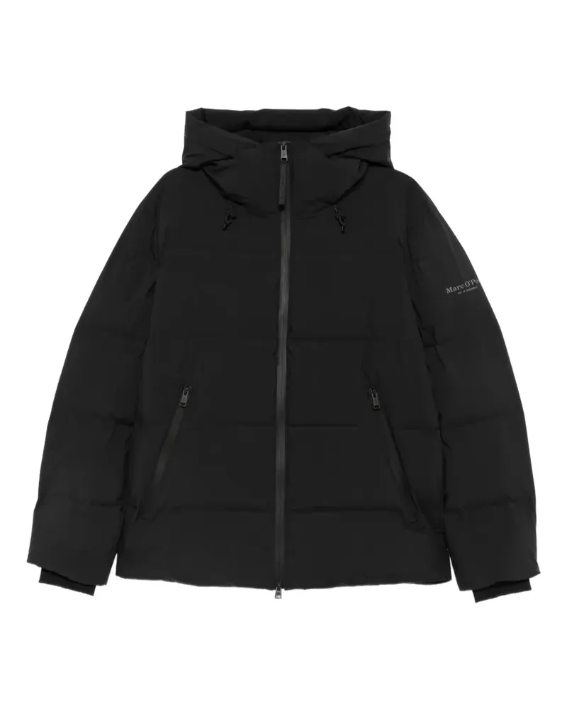 Marc O'Polo hooded quilted jacket - Schwarz Schwarz