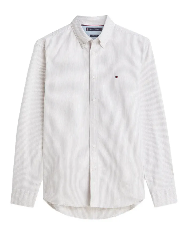 Tommy Hilfiger Heritage Oxford stripe-print shirt - Weiß Weiß