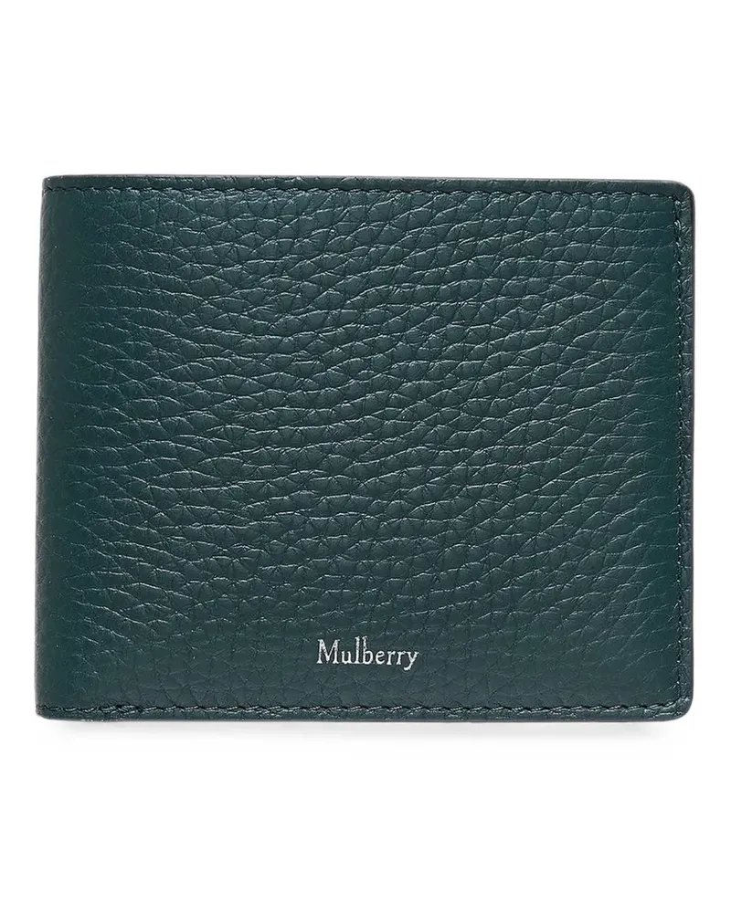 Mulberry Portemonnaie aus gekörntem Leder - Grün Grün