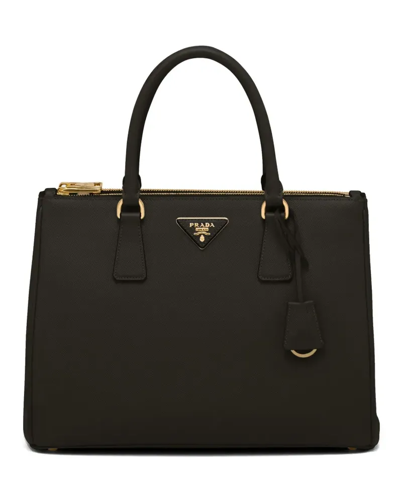 Prada Große Galleria Handtasche - Schwarz Schwarz