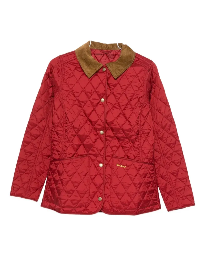 Barbour Annandale quilted corduroy-collar jacket - Rot Rot