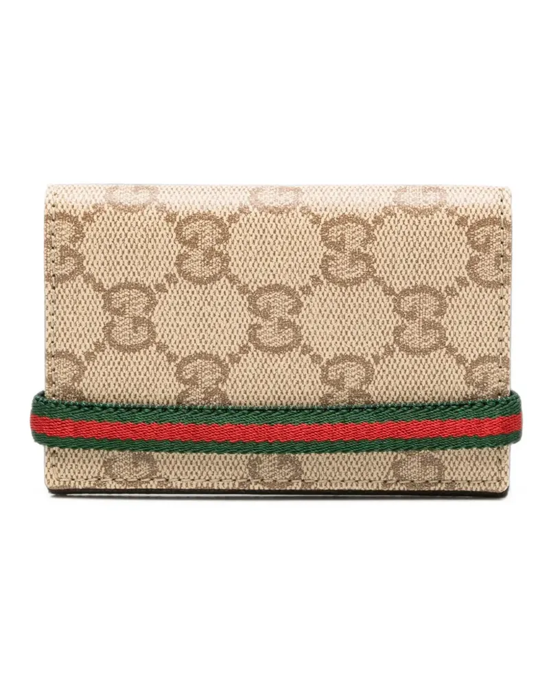 Gucci Kartenetui aus GG Supreme-Canvas - Nude Nude