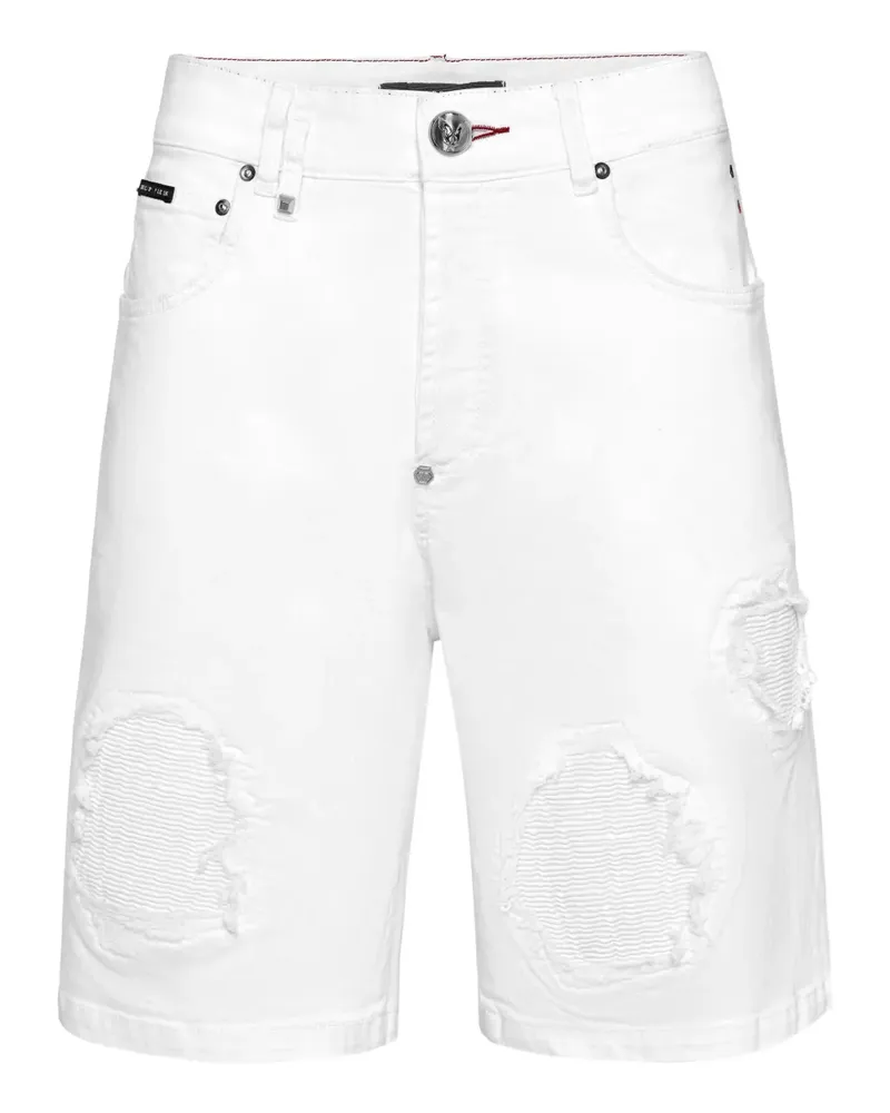 Philipp Plein Formentera Skulls Shorts - Weiß Weiß