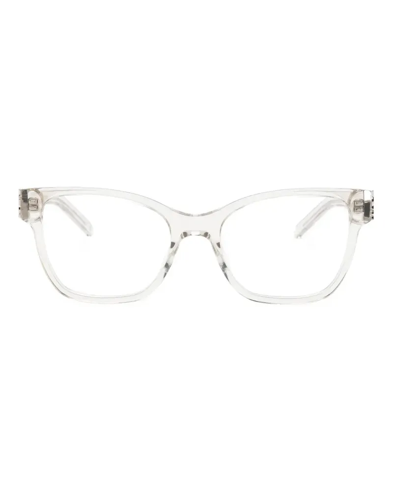 Saint Laurent Brille mit ovalem Gestell - Grau Grau