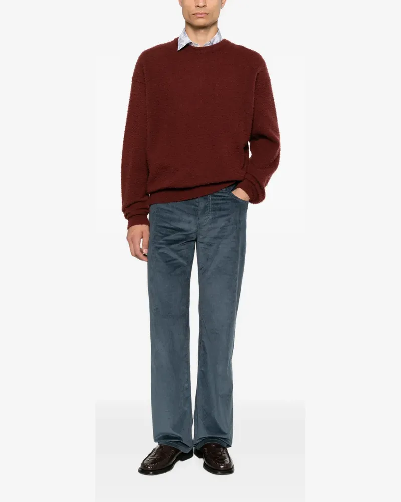 Roberto Collina Pullover mit Rundhalsausschnitt - Rot Rot