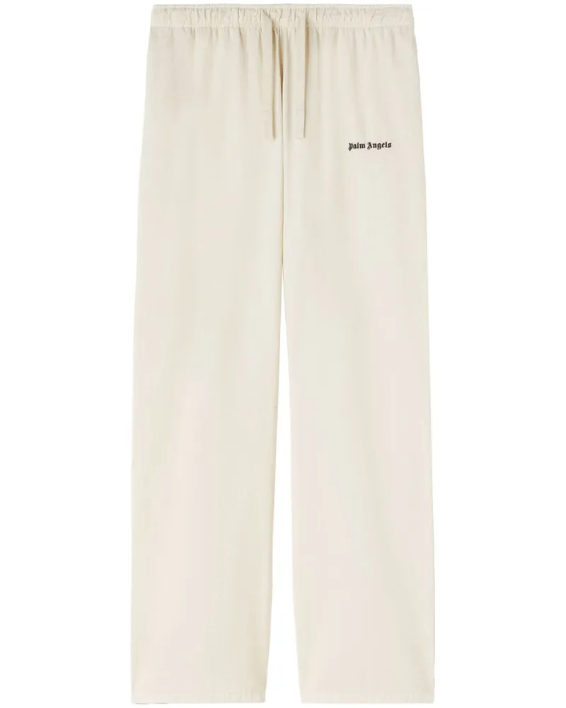 Palm Angels Jogginghose mit Logo-Stickerei - Nude Nude