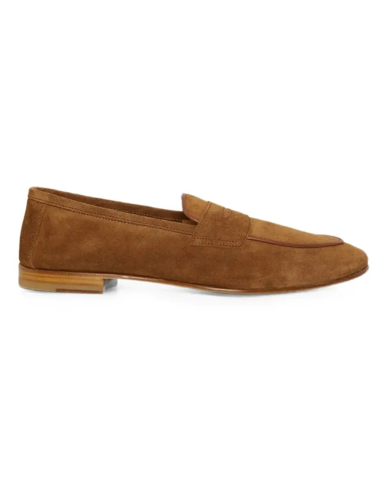 Frescobol Carioca Loafer aus Wildleder - Braun Braun