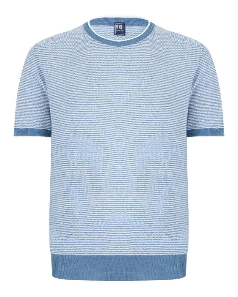 Fedeli striped T-shirt - Blau Blau