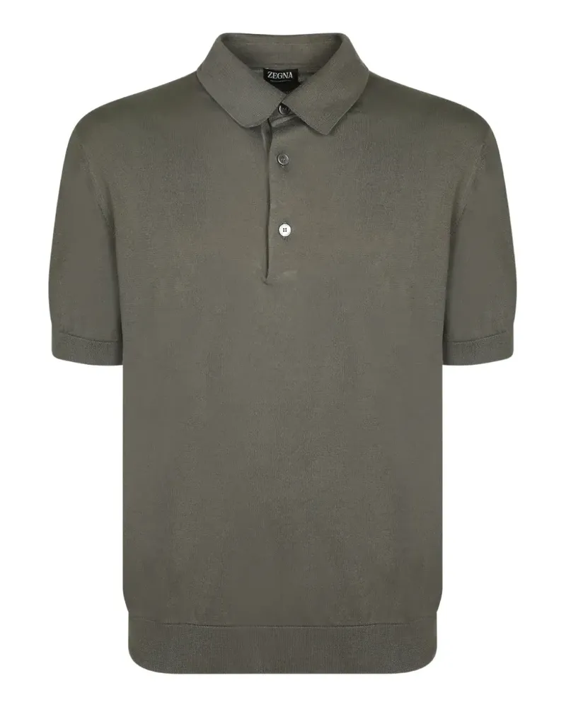 Ermenegildo Zegna Poloshirt mit kurzen Ärmeln - Grün Grün