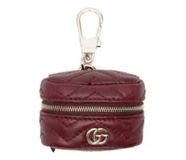 Gesteppter GG Schlüsselanhänger - Rot