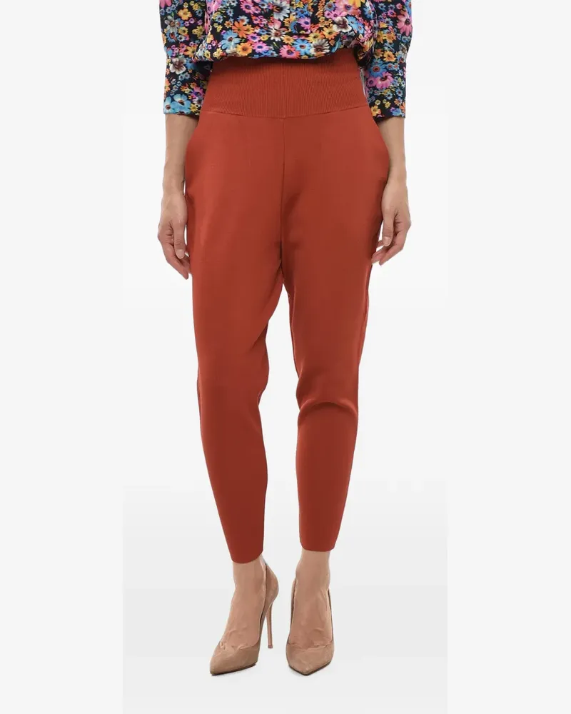 Stella McCartney high-rise balloon trousers - Orange Orange