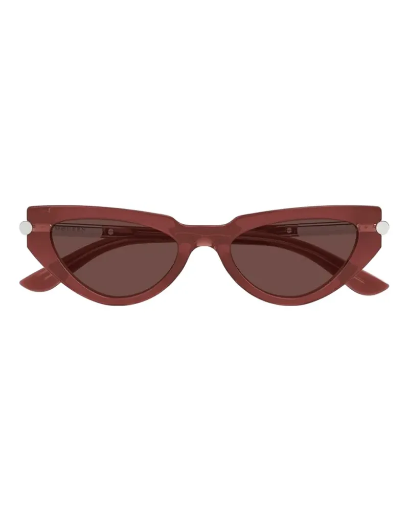 Alexander McQueen cat-eye frame sunglasses - Braun Braun