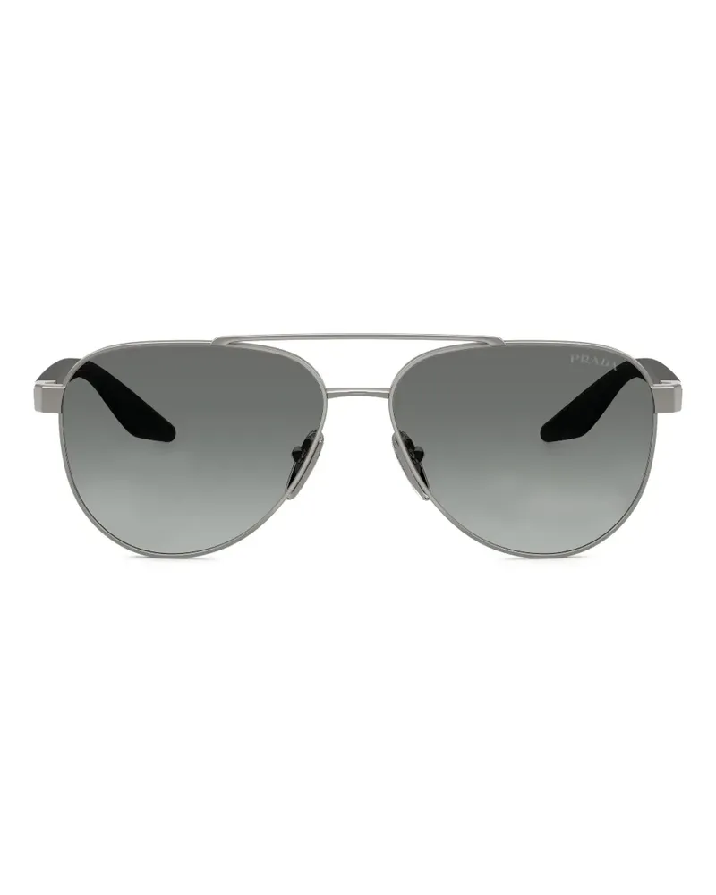 Prada Getönte Pilotenbrille - Grau Grau