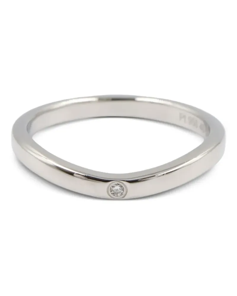 Cartier 2010s Ballerine Ring mit Diamanten - Silber Silber