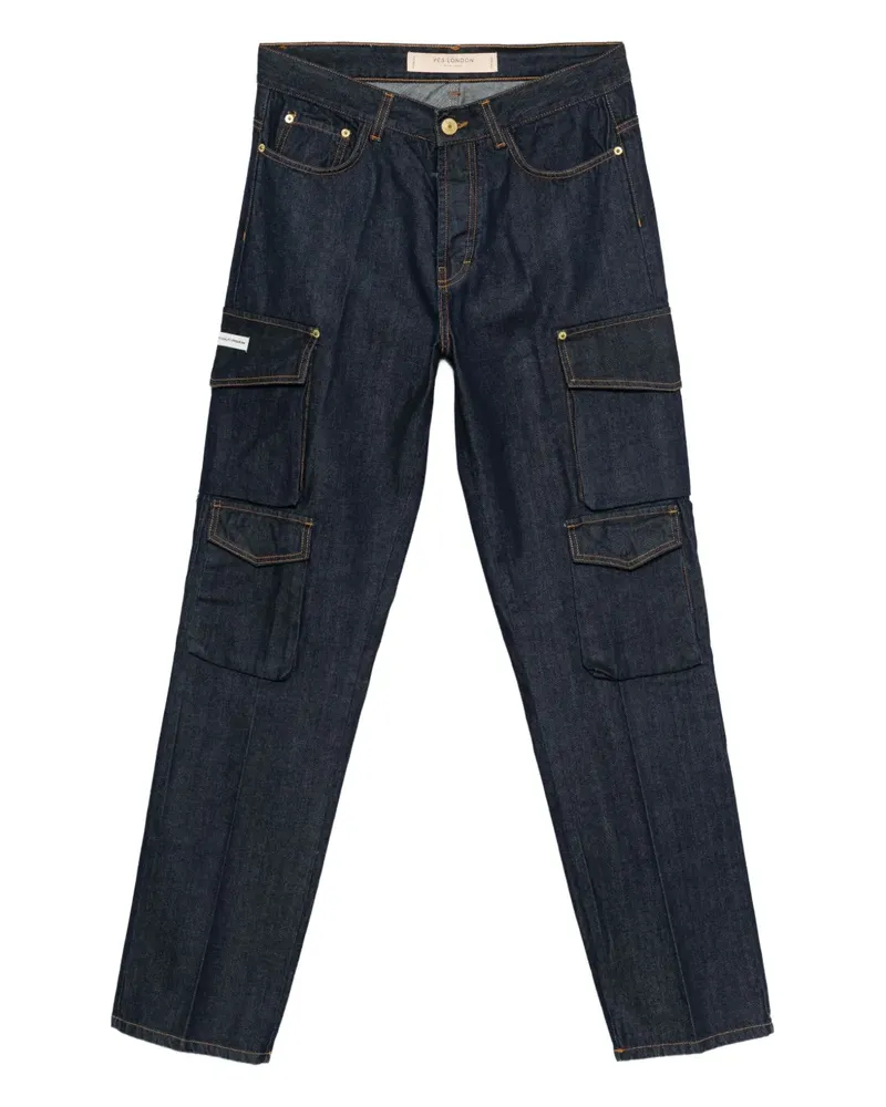 Yes London cargo-pocket jeans - Blau Blau