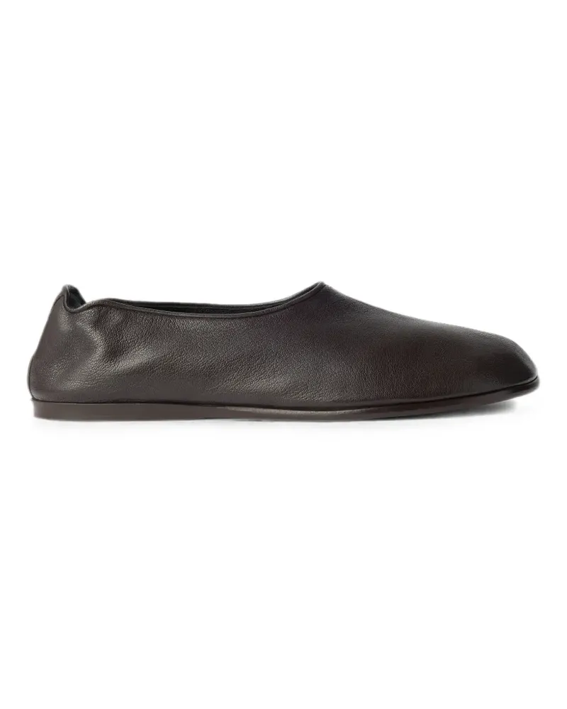 Christophe Lemaire Slip-On-Socken aus Ziegenleder - Braun Braun
