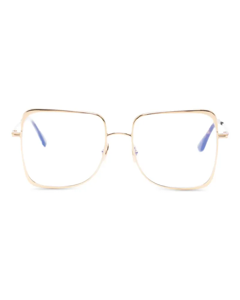 Tom Ford Brille mit eckigem Gestell - Gold Gold