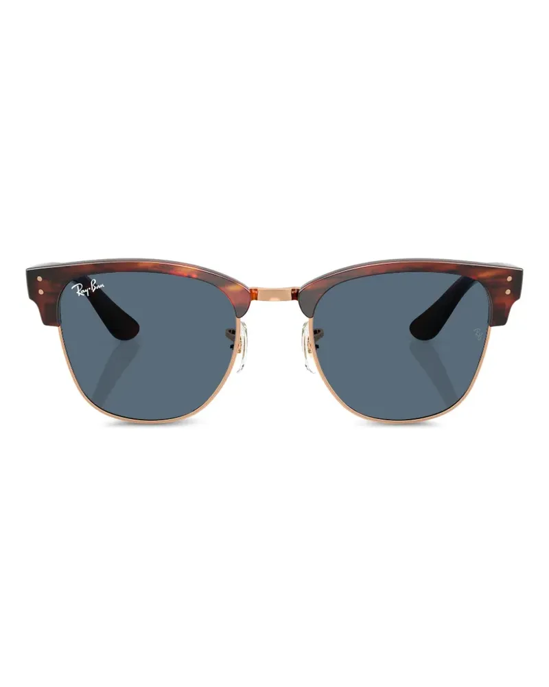 Ray Ban Eckige Clubmaster Reverse Sonnenbrille - Braun Braun