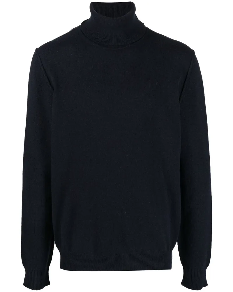 Maison Margiela Pullover aus Kaschmir mit Stehkragen - Blau Blau