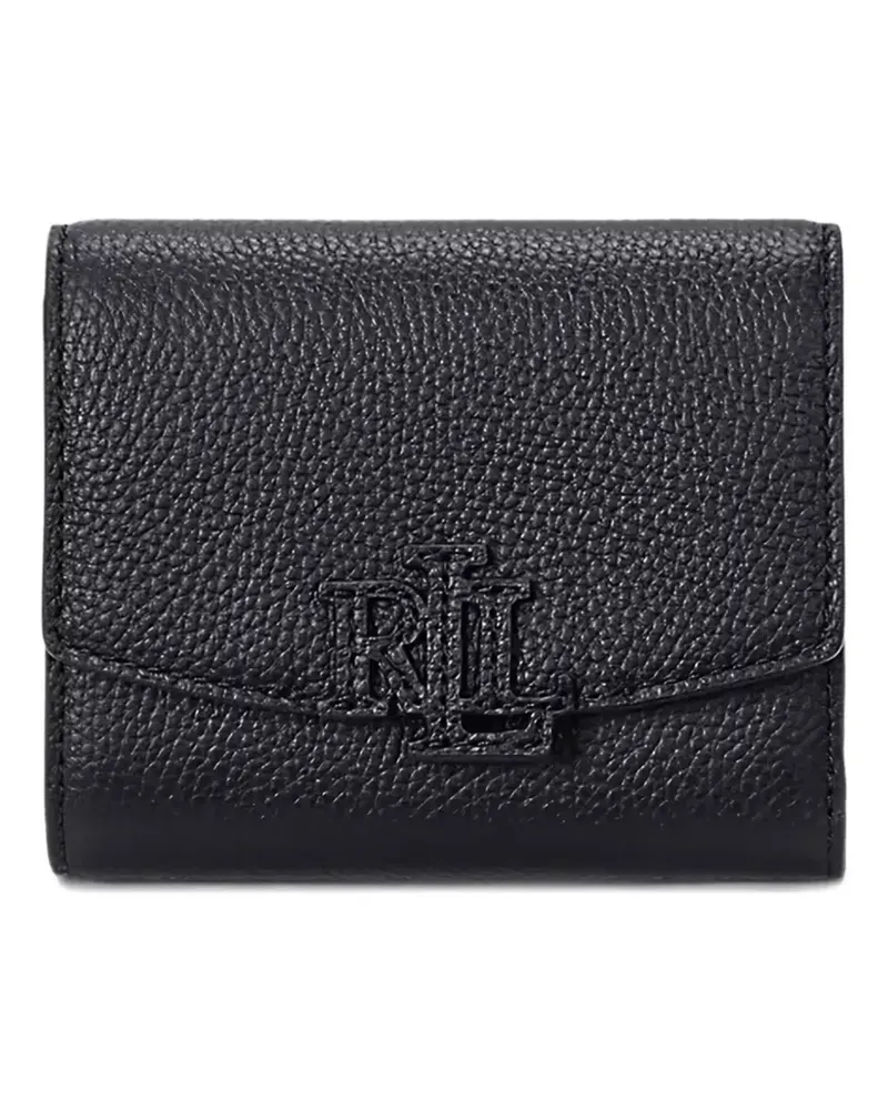Ralph Lauren logo-patch leather wallet - Schwarz Schwarz