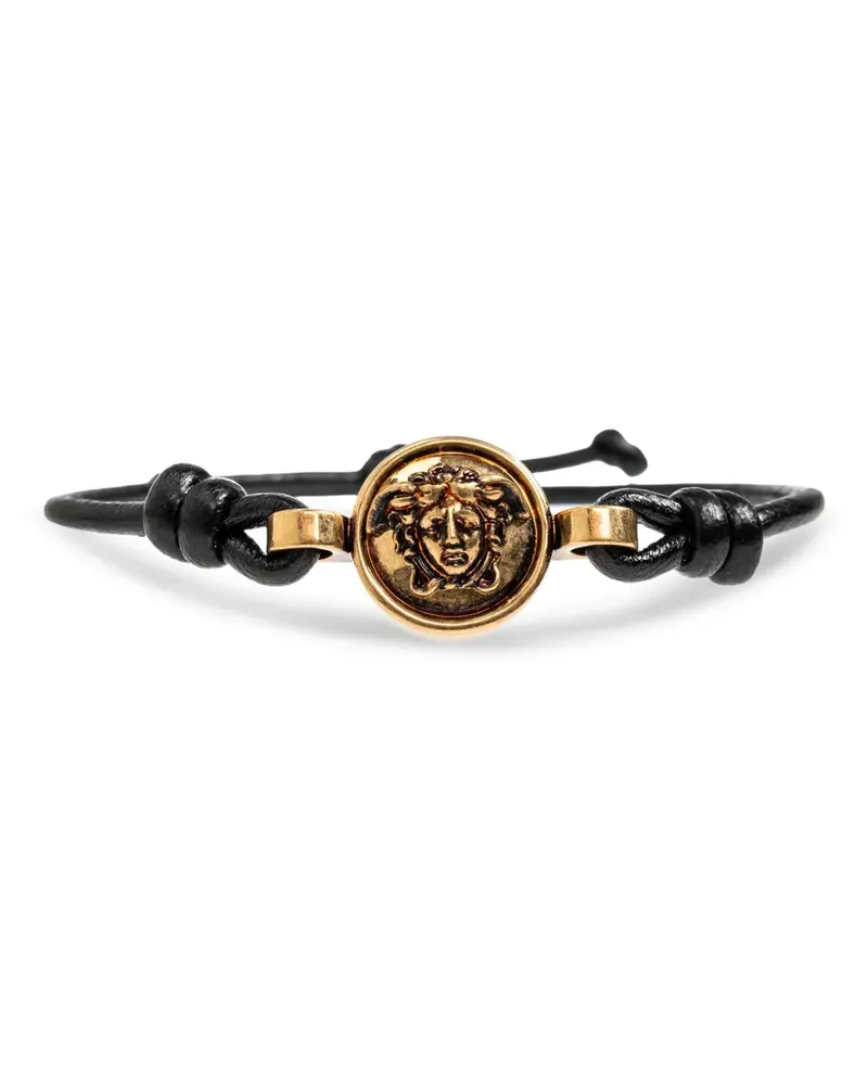 Versace Medusa leather bracelet - Gold Gold