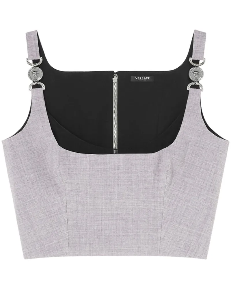 Versace Medusa '95 Cropped-Bustier - Grau Grau