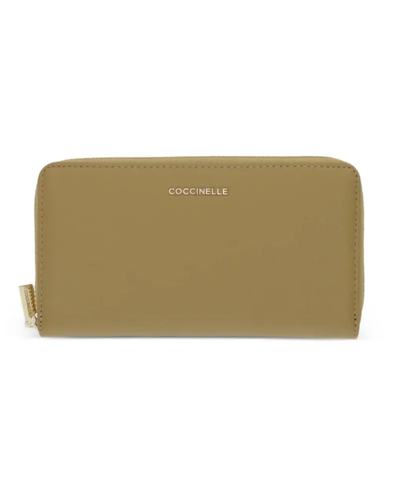 Coccinelle zip-fastening wallet - Nude Nude