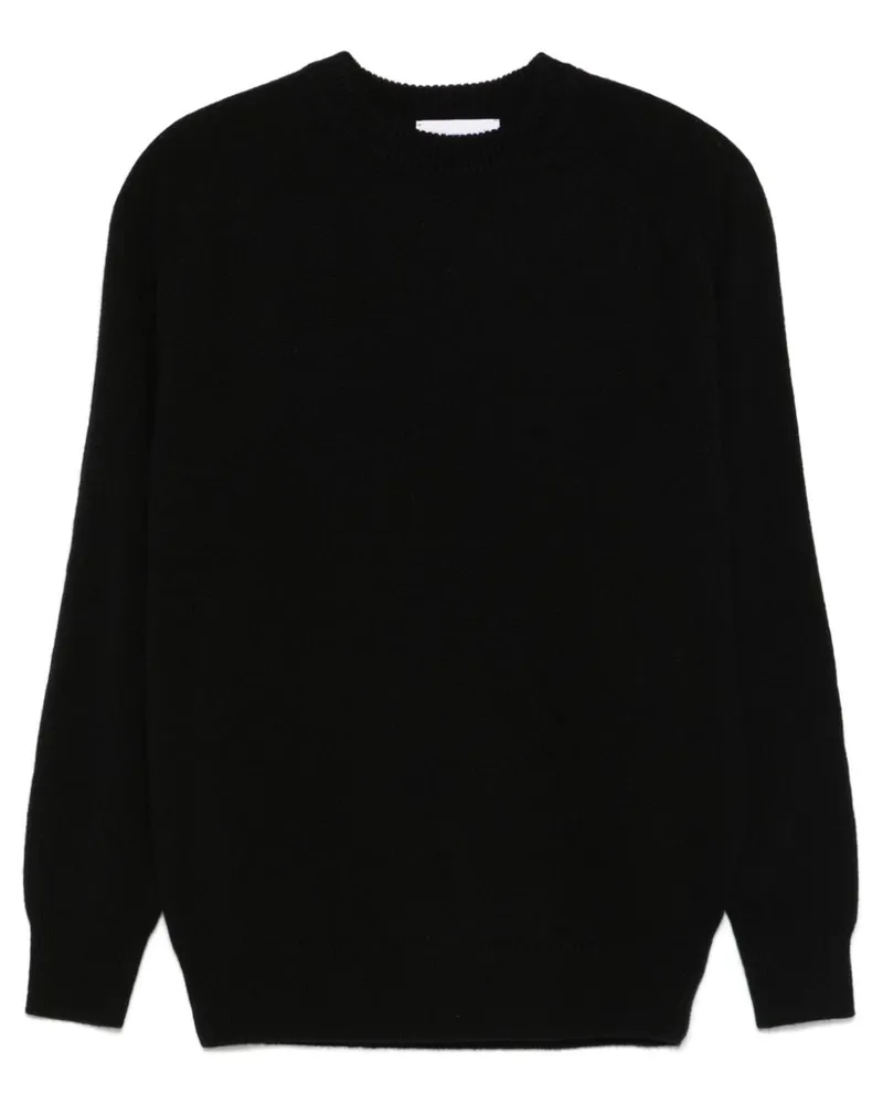 LARDINI Klassischer Kaschmirpullover - Schwarz Schwarz