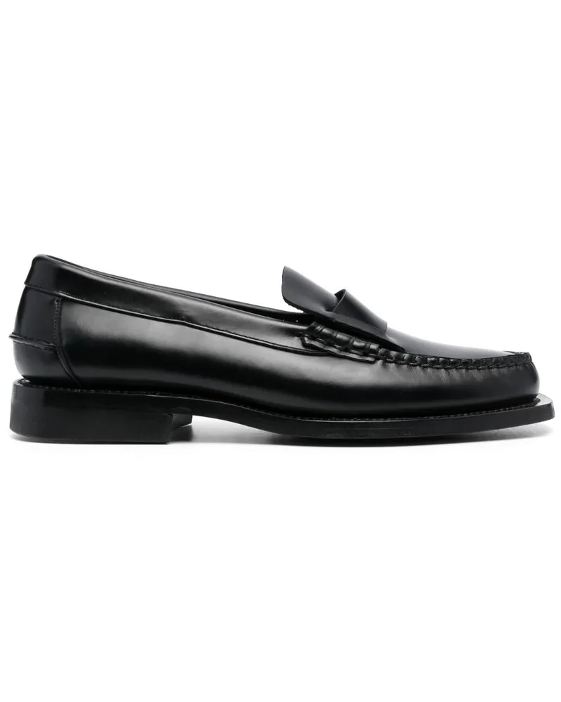 HEREU Klassische Loafer Schwarz