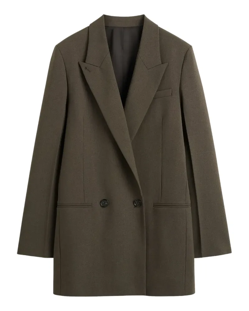 Totême Doppelreihiger Blazer - Grün Grün