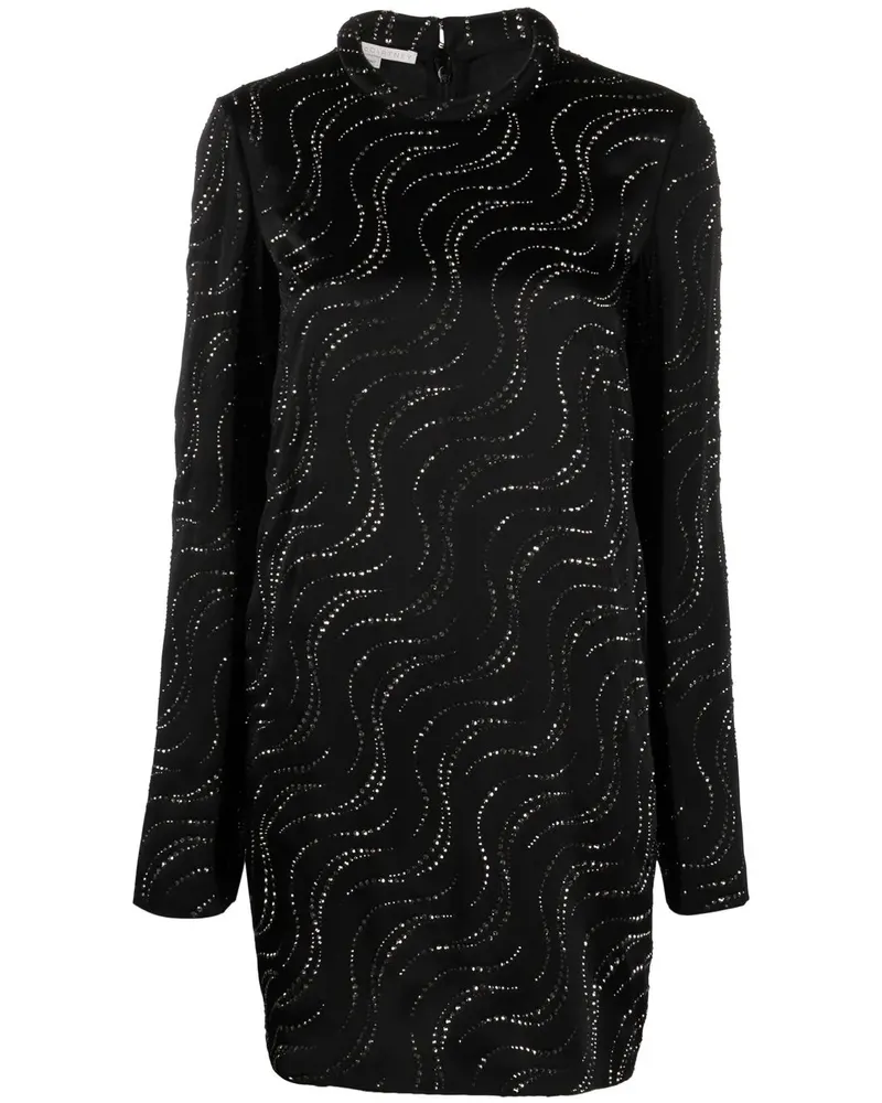 Stella McCartney Kleid mit Strass - Schwarz Schwarz