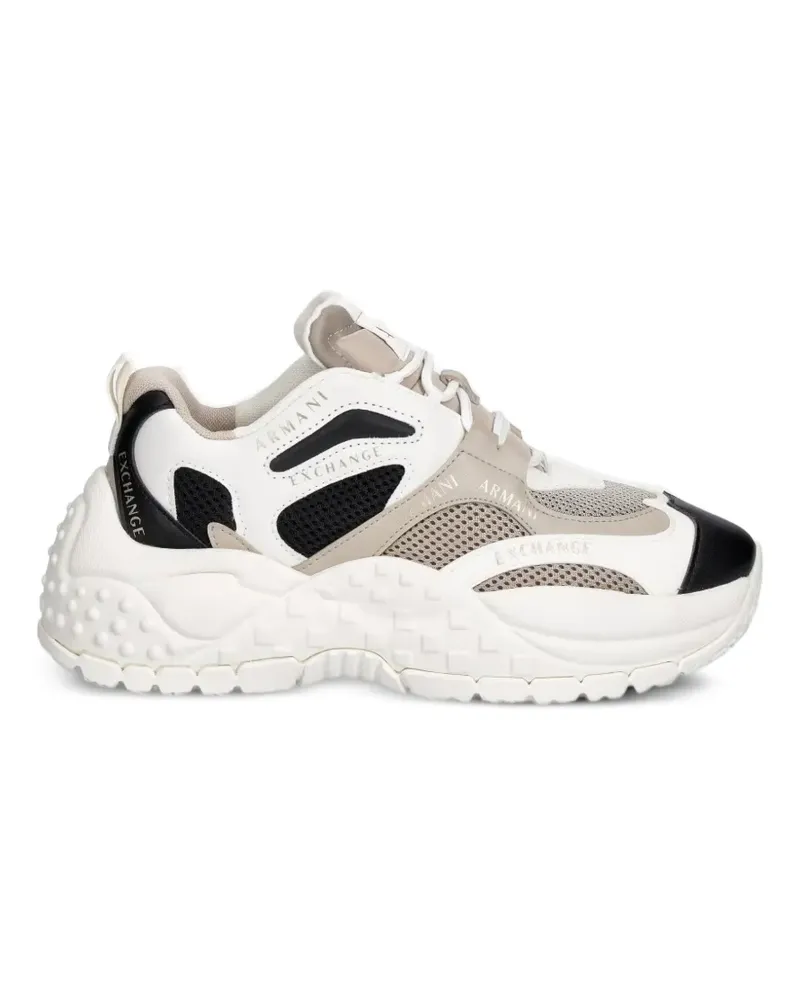 Armani Exchange Sneakers mit Logo-Detail - Weiß Weiß