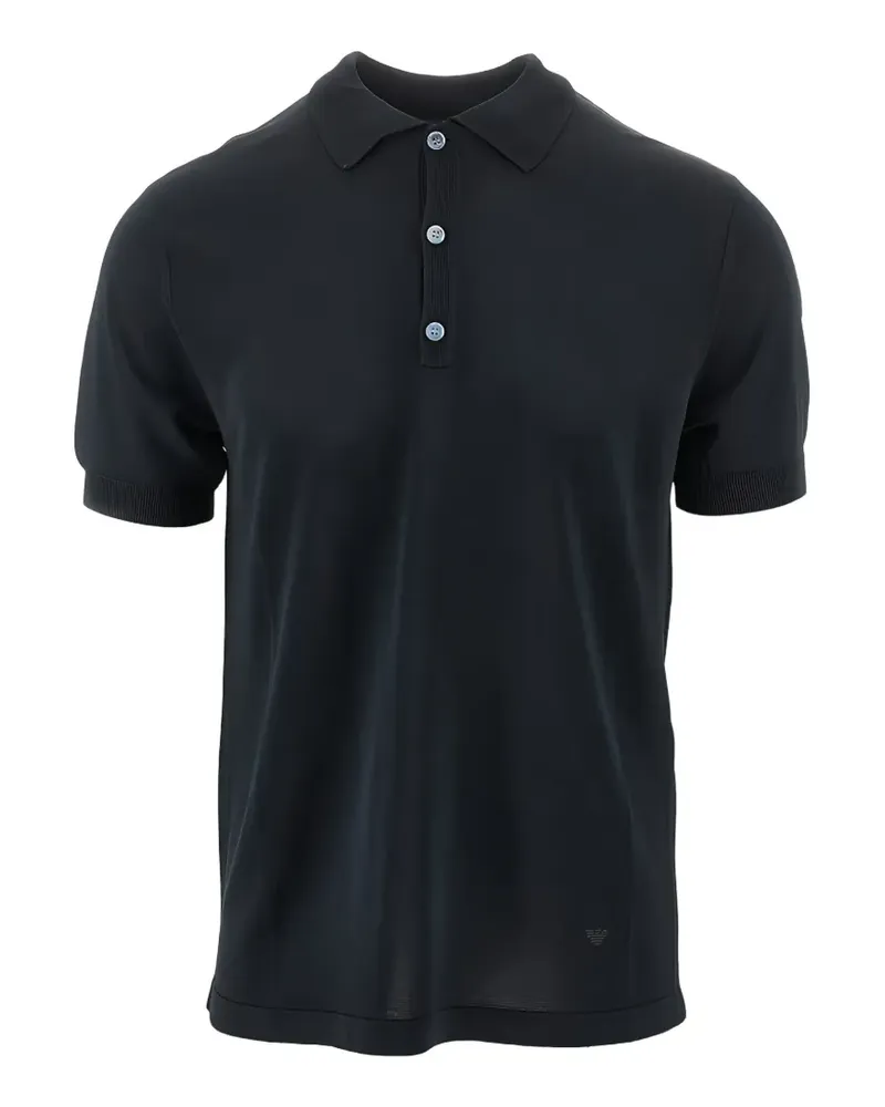 Emporio Armani Poloshirt mit Knopfleiste - Blau Blau